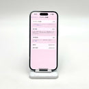 iPhone 15 128GB Blue 98% battery 85% International from SB (No SB sim - scratched orange border) - HH7152 