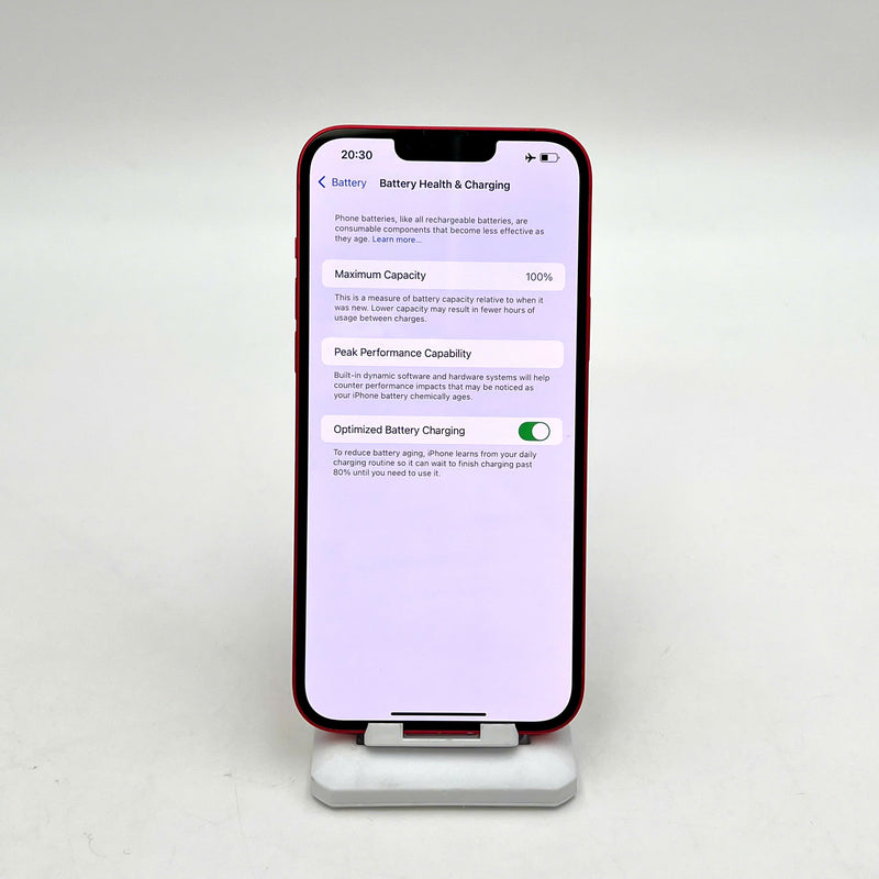 iPhone 14 Plus 256GB Red 98% battery 100% International from AU (No AU sim - Replaced battery, scratches on edges and back) - HH4234 