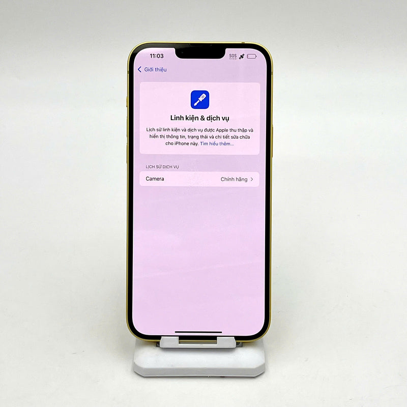 iPhone 14 Plus 256GB Gold 98% battery 90% Apple International (Scratched screen) - HH3451 