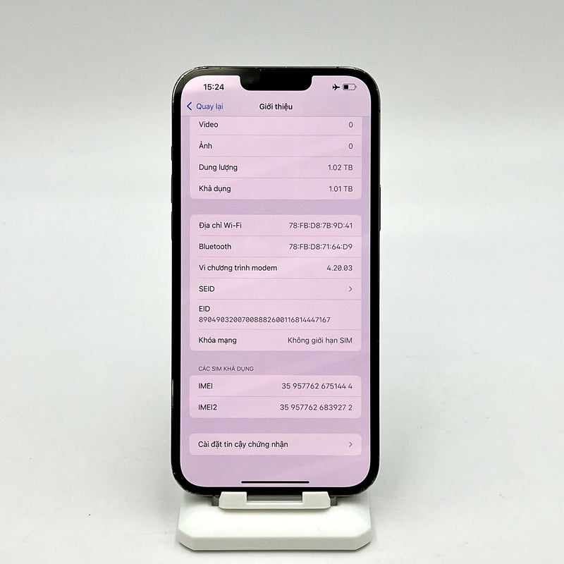 iPhone 13 Pro Max 1TB Green 97% battery 100% The device has paid off all network bills and is used like Apple International (Battery replaced - 3x camera spots, edges, scratched screen) - HH1444 