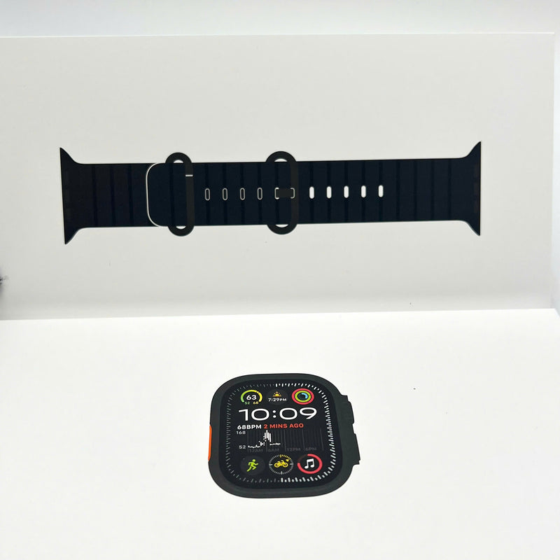 Apple Watch Ultra 2 49mm Black Ocean Band from SB Original Box 