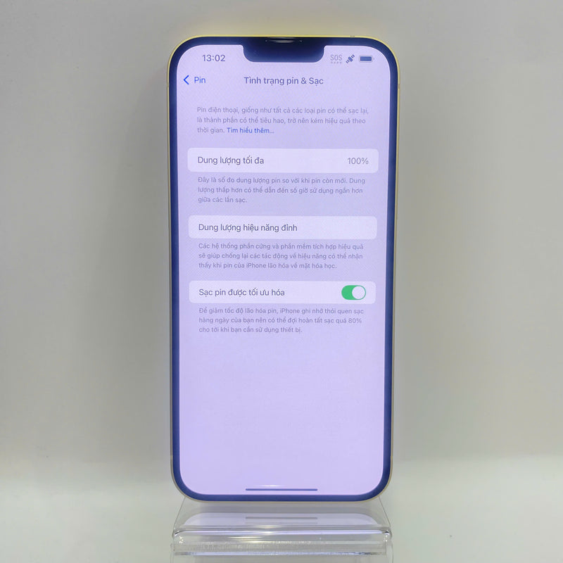 iPhone 14 Plus 256GB Gold 98% battery 100% The device has paid all network fees and is used as an Apple International (Battery replaced) - HH9761 