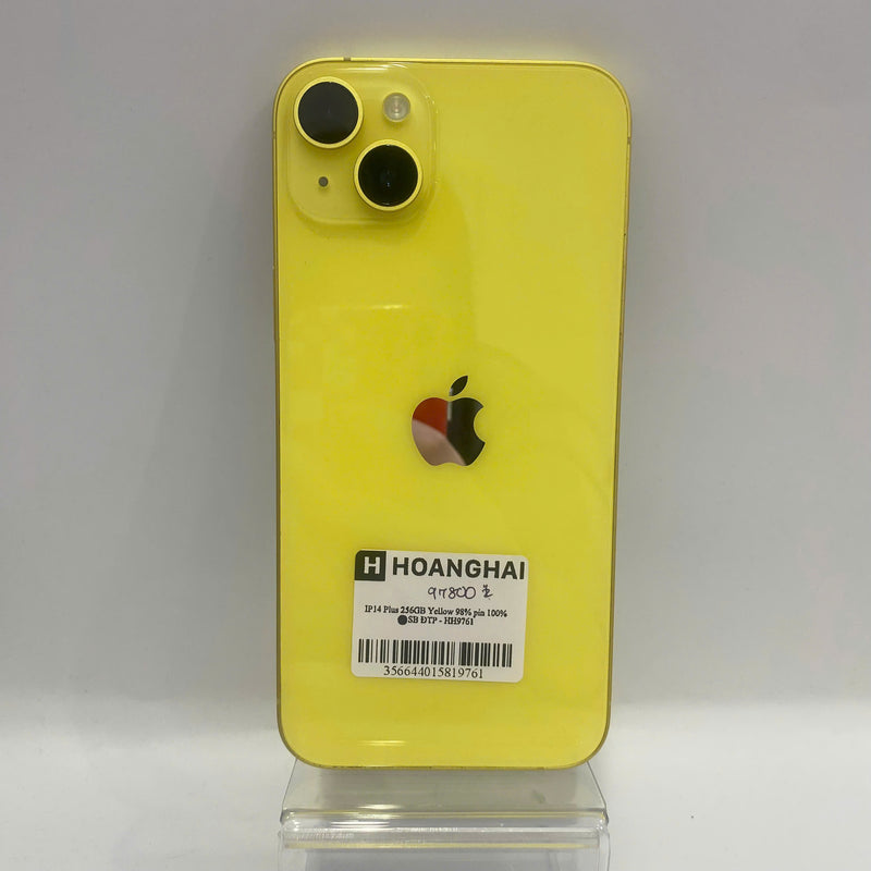 iPhone 14 Plus 256GB Gold 98% battery 100% The device has paid all network fees and is used as an Apple International (Battery replaced) - HH9761 