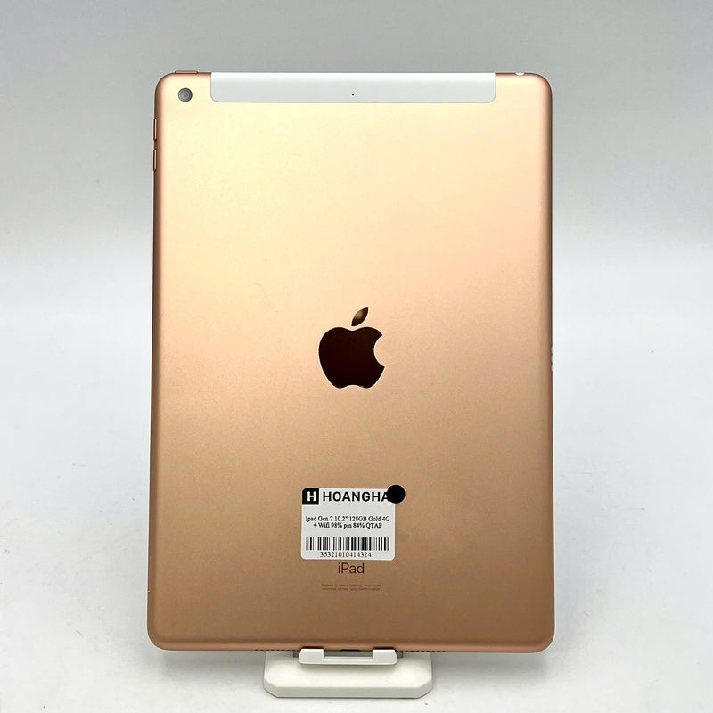 Ipad Gen 7 10.2in Gold 128GB 4G + Wifi 98% battery 84% International from Apple - HH3241 