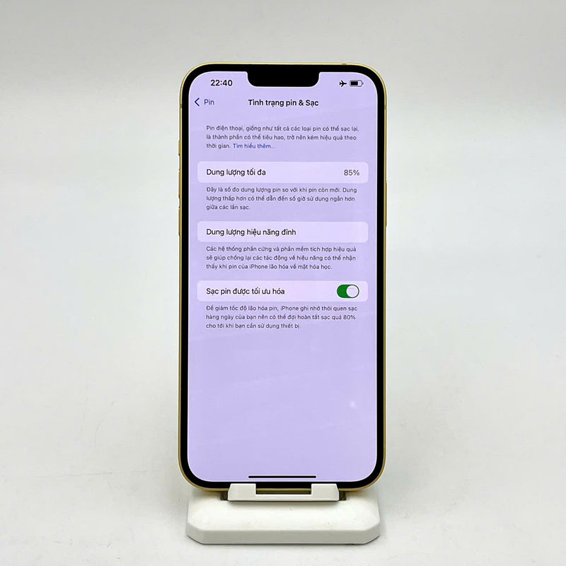 iPhone 14 Plus 512GB Gold 98% battery 85% Apple International (Scratched screen and edges) - HH3910 