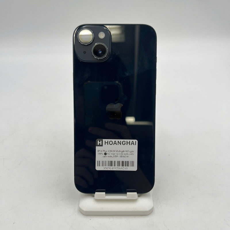 iPhone 14 Plus 128GB Black 98% battery 100% The device has paid all network fees and is used like Apple International (scratched screen and edges, scratched orange edges, DTP) - HH8210 
