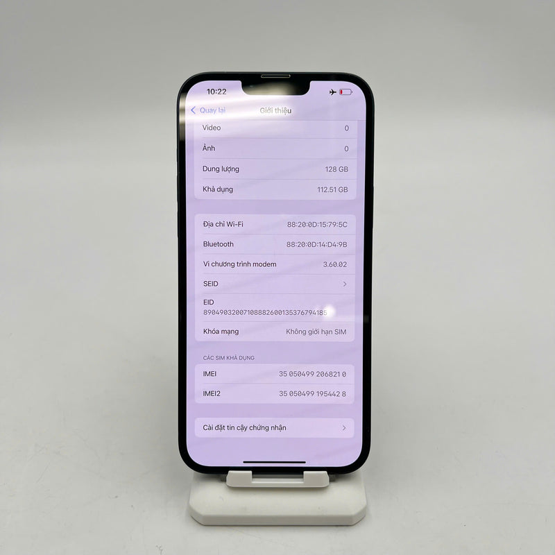iPhone 14 Plus 128GB Black 98% battery 100% The device has paid all network fees and is used like Apple International (scratched screen and edges, scratched orange edges, DTP) - HH8210 