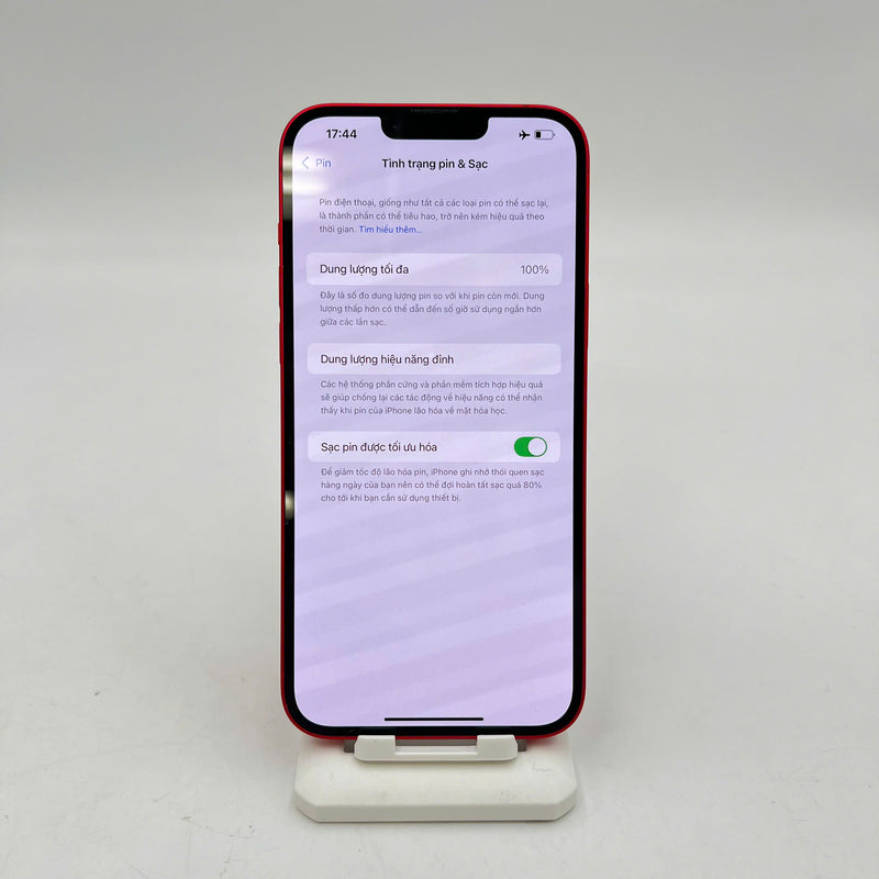 iPhone 14 Plus 256GB Red 98% battery 100% Apple International (Battery replaced) - HH2677 