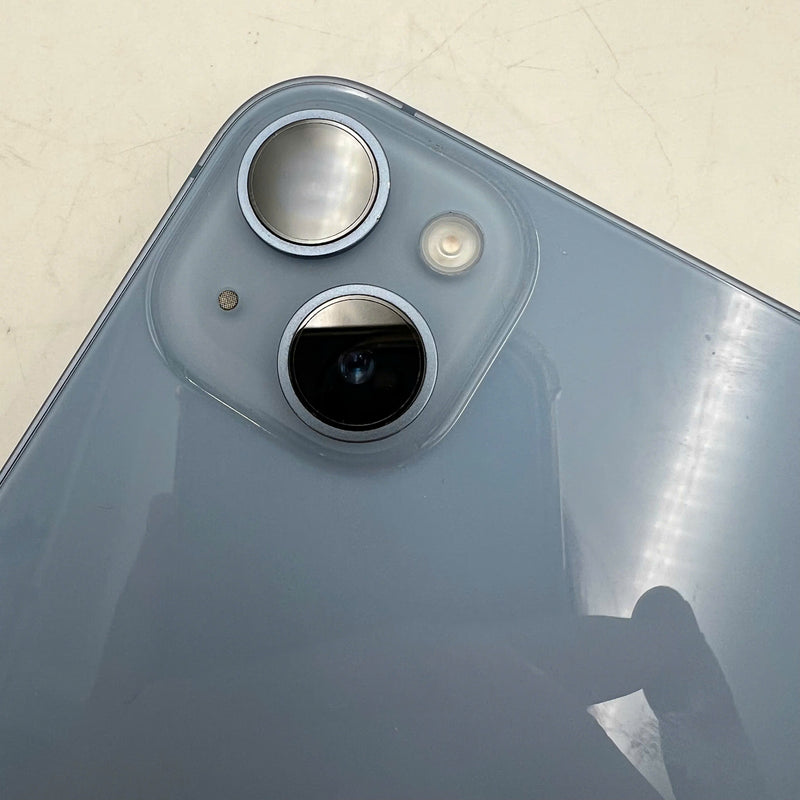 iPhone 14 Plus 256GB Blue 98% battery 100% The device has paid off all network bills and is used like Apple International (scratched orange border, scratched screen, chipped border, DTP) - HH4469 