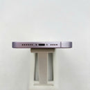 iPhone 14 Plus 128GB Purple 98% battery 100% International from SB (No SB sim - scratched orange border, DTP) - HH0592 