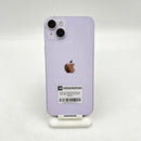 iPhone 14 Plus 128GB Purple 98% battery 100% International from SB (No SB sim - scratched orange border, DTP) - HH0592 