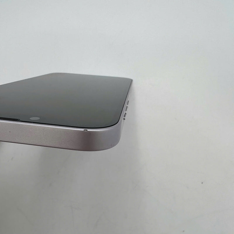 iPhone 14 Plus 128GB Purple 98% battery 100% International from SB (No SB sim - scratched orange border, DTP) - HH0592 