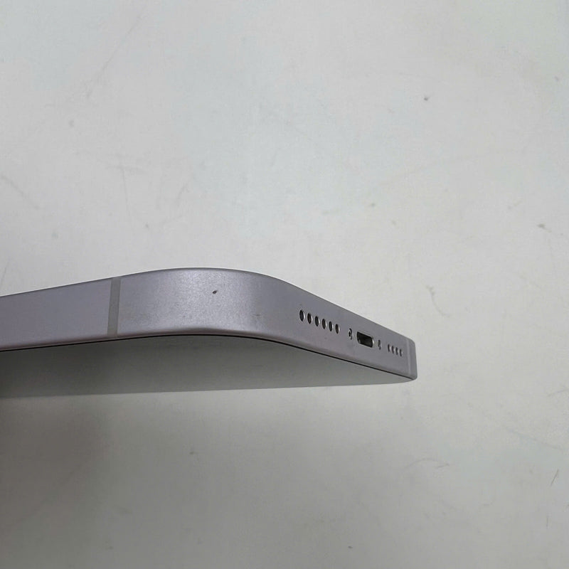 iPhone 14 Plus 128GB Purple 98% battery 100% International from SB (No SB sim - scratched orange border, DTP) - HH0592 