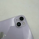 iPhone 14 Plus 128GB Purple 98% battery 100% International from SB (No SB sim - scratched orange border, DTP) - HH0592 