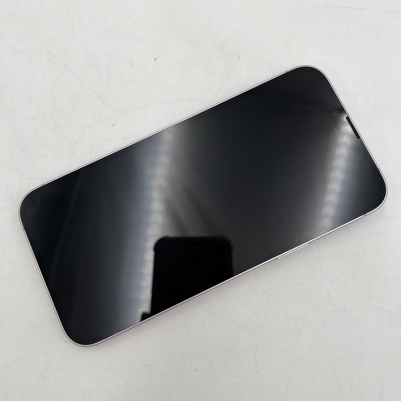 iPhone 14 Plus 128GB Purple 98% battery 100% International from SB (No SB sim - scratched orange border, DTP) - HH0592 