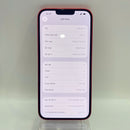 iPhone 14 Plus 128GB Red 98% battery 100% International from DCM (No DCM sim - cracked edge, DTP) - HH7261 