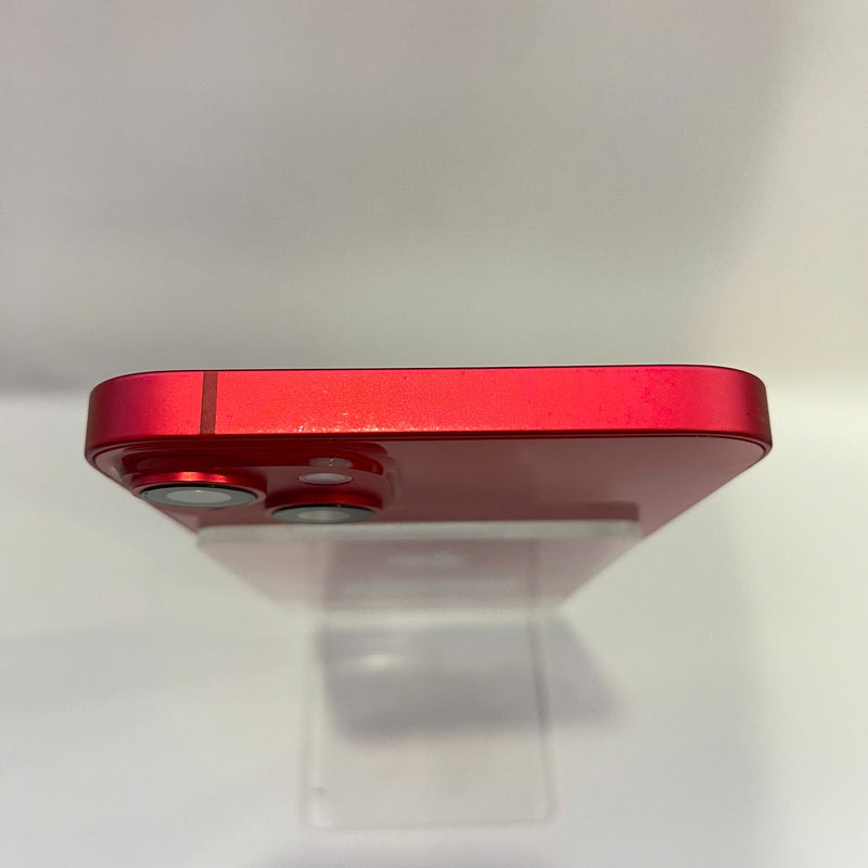 iPhone 14 Plus 128GB Red 98% battery 100% International from DCM (No DCM sim - cracked edge, DTP) - HH7261 