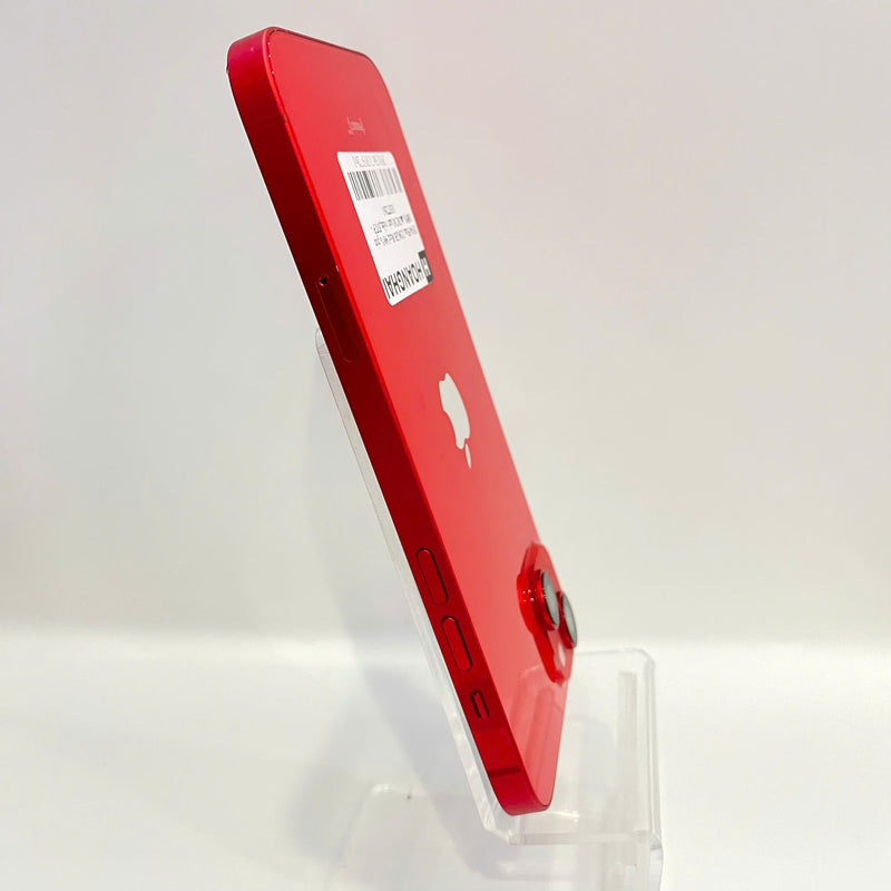 iPhone 14 Plus 128GB Red 98% battery 100% International from DCM (No DCM sim - cracked edge, DTP) - HH7261 