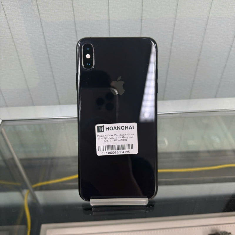 iPhone XS Max 256GB Black 98% battery 98% The device has paid off all network fees and is used as an Apple International (Battery replaced, unknown LK) - HH4195 