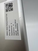 iPad Gen 8 2020 10.2in 32GB Silver 4G + Wifi 98% battery from 85% from AU (scratched back, scratched edges, dusty screen, dented back) 