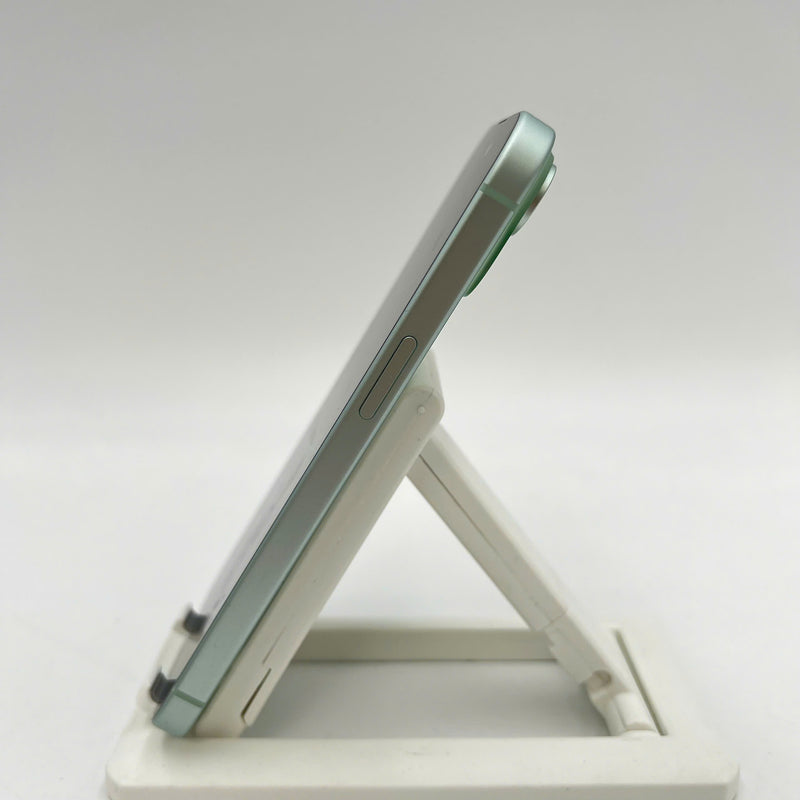 iPhone 15 128GB Green 98% battery 87% International from SB (No SB sim - scratched orange border) - HH1023 