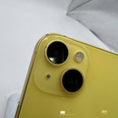 iPhone 14 128GB Gold 98% battery 88% International from DCM (No DCM sim - Scratched screen, dented edges, scratched orange edge) - HH3940 