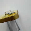 iPhone 14 128GB Gold 98% battery 88% International from DCM (No DCM sim - Scratched screen, dented edges, scratched orange edge) - HH3940 