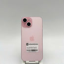iPhone 15 128GB Pink 98% battery 87% International from SB (No SB sim - scratched orange border) - HH3238 