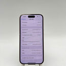 iPhone 15 128GB Pink 98% battery 87% International from SB (No SB sim - scratched orange border) - HH3238 