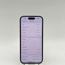 iPhone 15 128GB Black 98% battery 90% International from AU (No AU sim - Scratched edges) - HH8389 