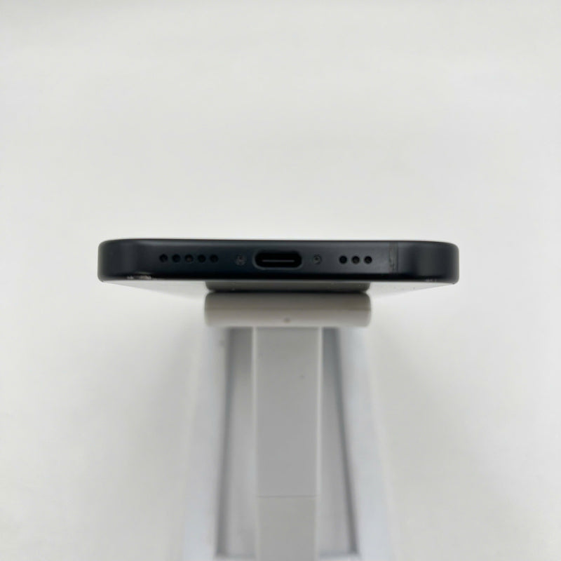 iPhone 15 128GB Black 98% battery 90% International from AU (No AU sim - Scratched edges) - HH8389 