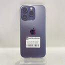iPhone 14 Pro 256GB Purple 98% battery 85% Apple International (3x spots, scratches on edges, scratches on orange edges) - HH0385 