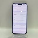 iPhone 14 Pro 256GB Purple 98% battery 85% Apple International (3x spots, scratches on edges, scratches on orange edges) - HH0385 