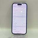 iPhone 14 Pro 256GB Purple 98% battery 85% Apple International (3x spots, scratches on edges, scratches on orange edges) - HH0385 