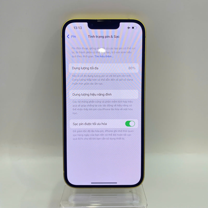 iPhone 14 256GB Gold 98% battery 86% Apple International (scratched edges, scratched screen) - HH1890 