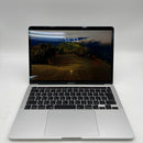 Macbook Pro 2022 13.3in Silver Apple M2/ RAM 8GB/ SSD 256GB 98% battery 95% BPTN (charged 18 times - chipped edge) 