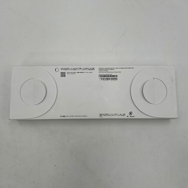 Apple Watch Series 11 GPS 42mm Original Jet Black Aluminum Case / Black Sport Band 