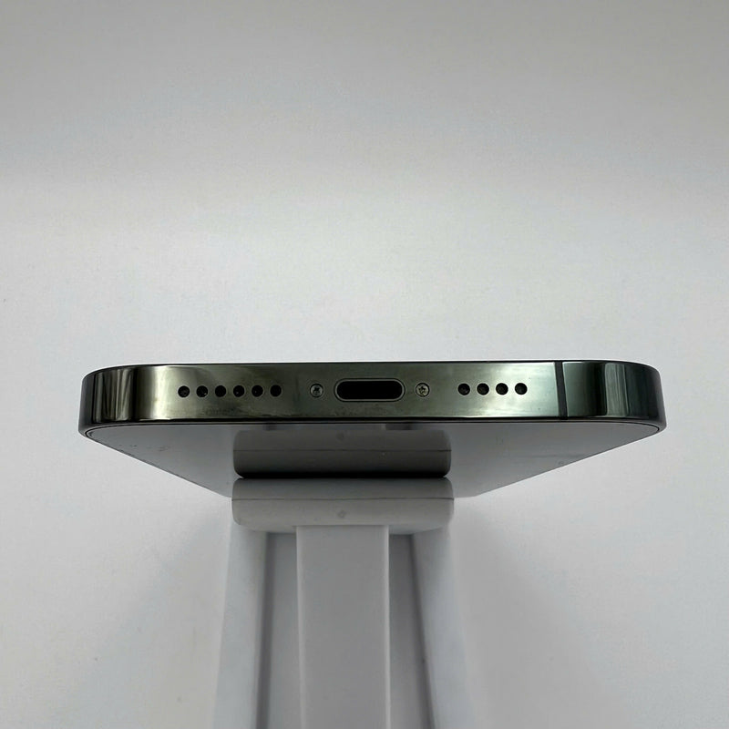 iPhone 13 Pro Max 128GB Green 98% battery 85% The device has paid off all network bills and is used like Apple International (0.5x spots, dark back) - HH9242 