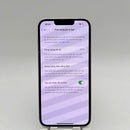 iPhone 13 256GB White 98% battery 87% International from SB (No SB sim - cracked edge) - HH7094 