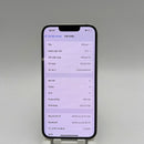 iPhone 13 256GB White 98% battery 87% International from SB (No SB sim - cracked edge) - HH7094 