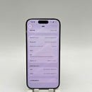 iPhone 15 Pro 256GB Natural 98% battery 86% International from RKT (No RKT sim - scratched screen) - HH0736 