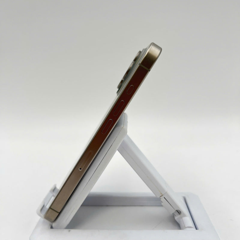 iPhone 15 Pro 256GB Natural 98% battery 86% International from RKT (No RKT sim - scratched screen) - HH0736 