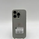 iPhone 15 Pro 256GB Natural 98% battery 86% International from RKT (No RKT sim - scratched screen) - HH0736 