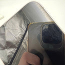 iPhone 13 128GB White 98% battery 90% International warranty from AU (Does not use AU sim - screen and edges are scratched, orange edge is scratched) - HH4669 