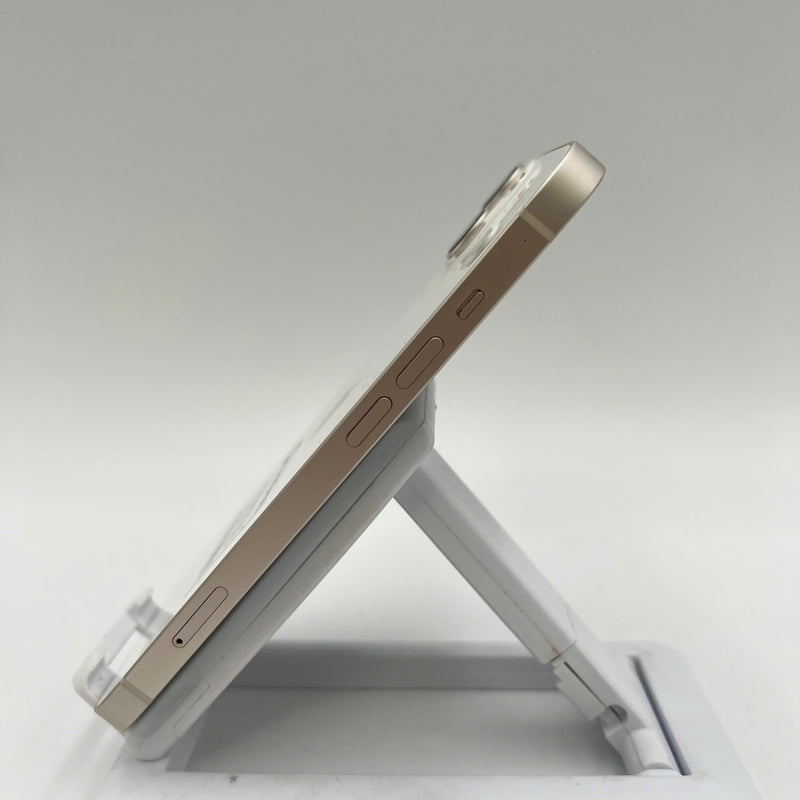 iPhone 13 128GB White 98% battery 90% International warranty from AU (Does not use AU sim - screen and edges are scratched, orange edge is scratched) - HH4669 