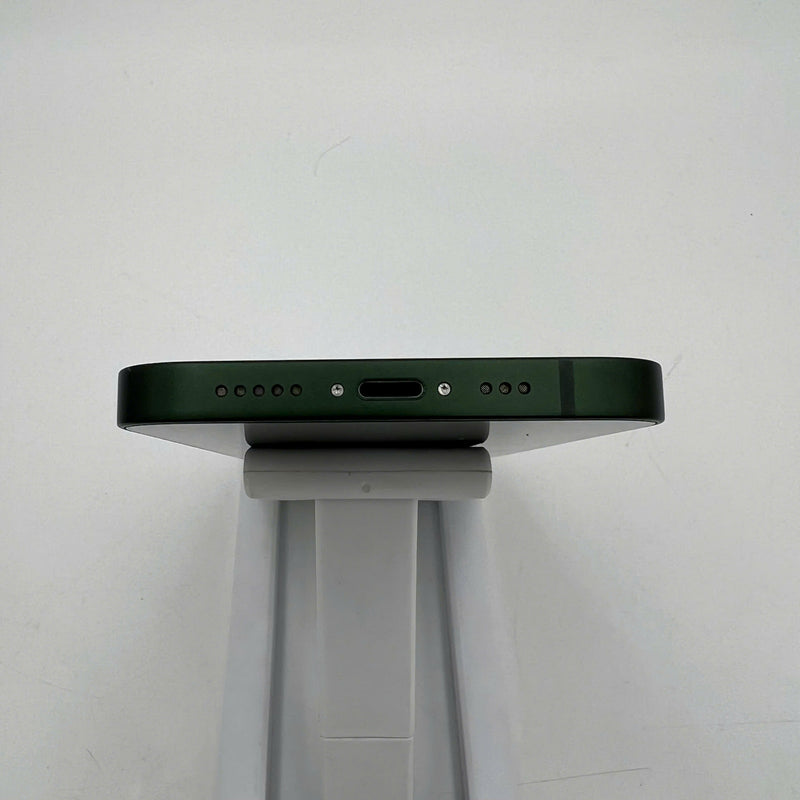 iPhone 13 128GB Green 98% battery 96% International from RKT (No RKT sim - chipped edge, scratched orange edge) - HH1916 