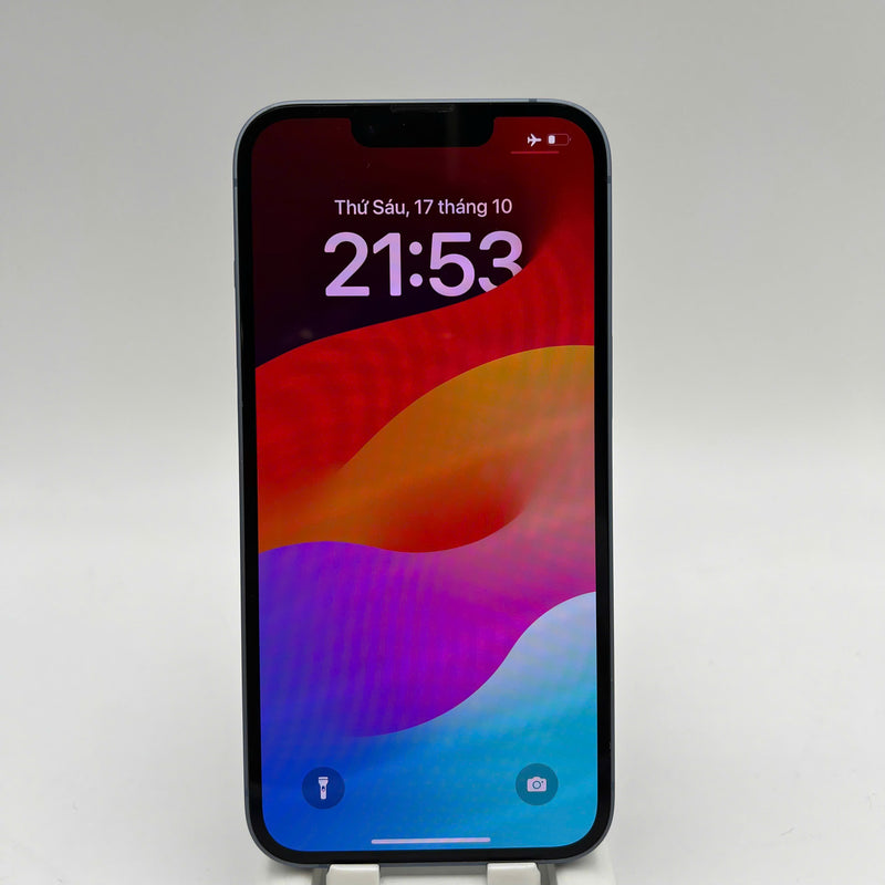 iPhone 14 128GB Blue 98% battery 86% International from SB (No SB sim - scratched screen, scratched edges) - HH3550 