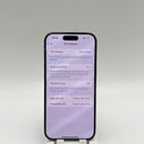 iPhone 15 Pro 256GB Black 98% battery 87% International from AU (Do not use AU sim - scratched paint edges, dark back, 0.5x/3x spots) - HH7140 