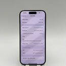 iPhone 15 Pro 256GB Black 98% battery 87% International from AU (Do not use AU sim - scratched paint edges, dark back, 0.5x/3x spots) - HH7140 