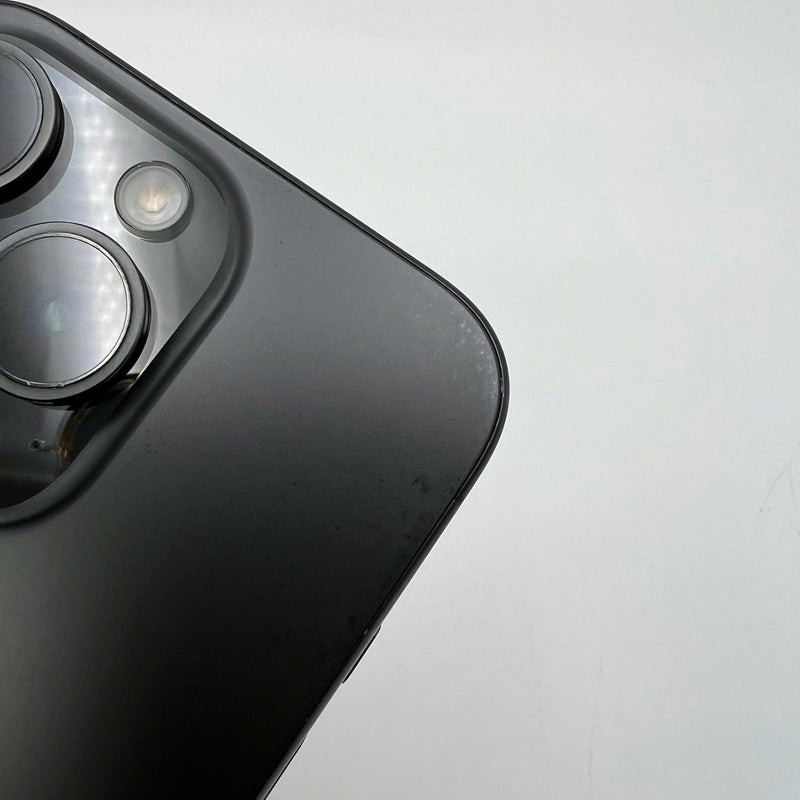 iPhone 15 Pro 256GB Black 98% battery 87% International from AU (Do not use AU sim - scratched paint edges, dark back, 0.5x/3x spots) - HH7140 